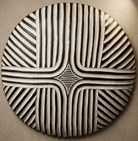 Cameroon Dancing Shield (specifically originating from the Bamileke or Bamoun peoples of the Grassfields region in Cameroon
