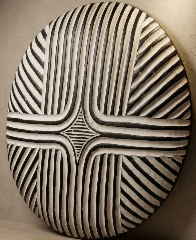 Cameroon Dancing Shield (specifically originating from the Bamileke or Bamoun peoples of the Grassfields region in Cameroon